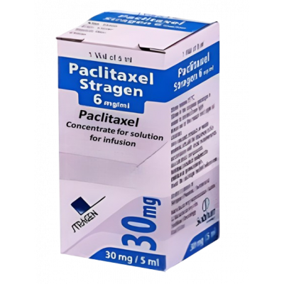 PACLITAXEL STRAGEN 30 MG / 5 ML ( PACLITAXEL 6 MG / ML ) CONCENTRATE FOR DILUTION FOR IV INFUSION 5 ML VIAL